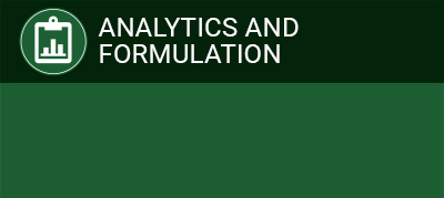 ANALYTICS AND FORMULATION tracks