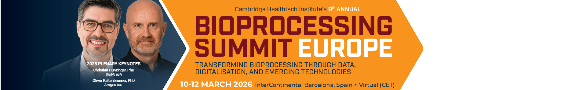 Bioprocessing Summit Europe 2026 Hero 1 Banner