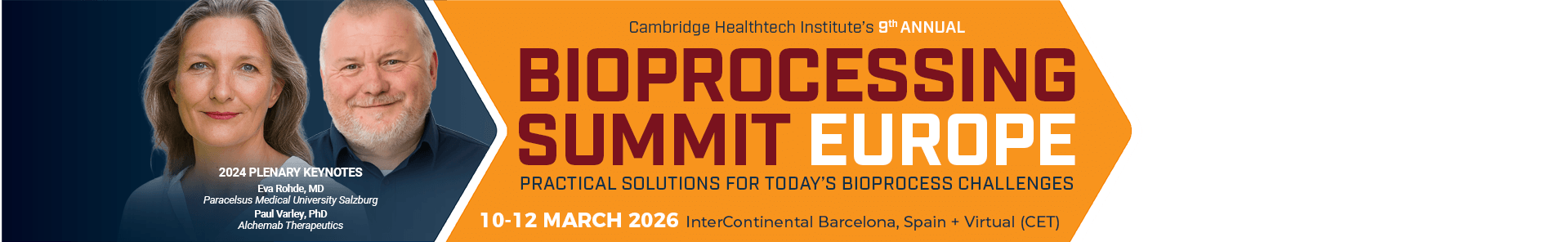 Bioprocessing Summit Europe 2026 Hero Banner