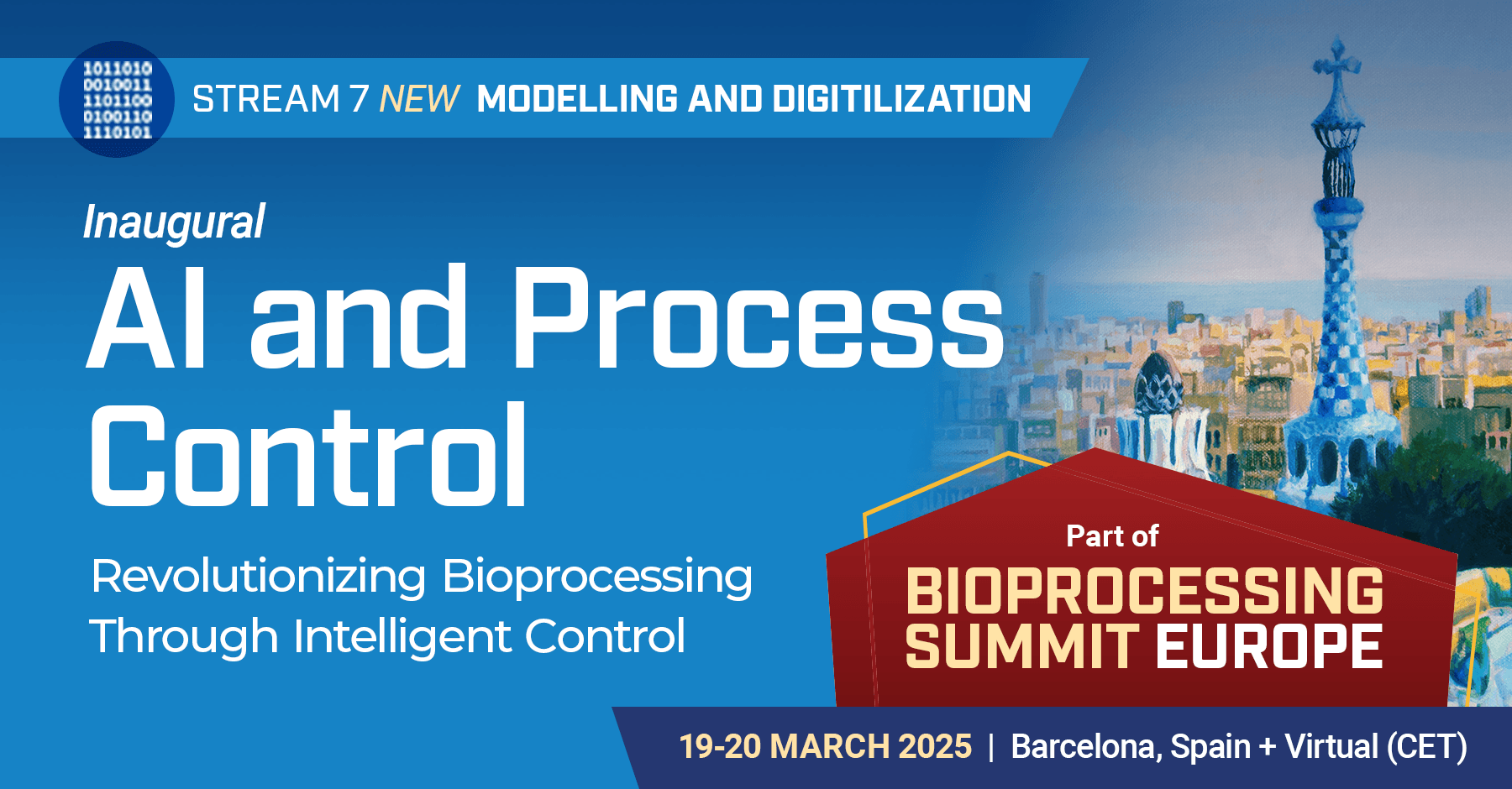 AI and Process Control Bioprocessing Summit Europe 1820, March, 2025